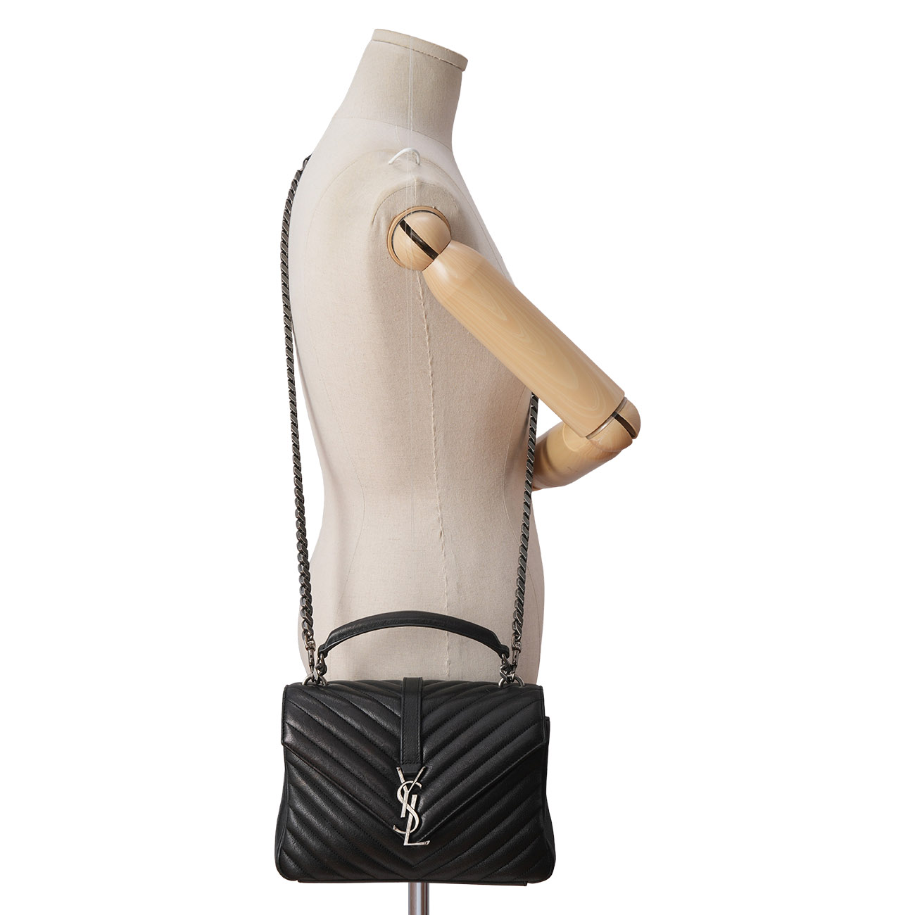 YVES SAINT LAURENT(USED)생로랑 428056 컬리지 미듐 숄더백